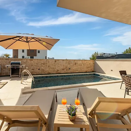 Villa Seaview Sal With Pool, Jacuzzi And Sauna Privlaka (Zadar)