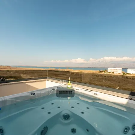 Seaview Sal With Pool, Jacuzzi And Sauna Privlaka (Zadar)